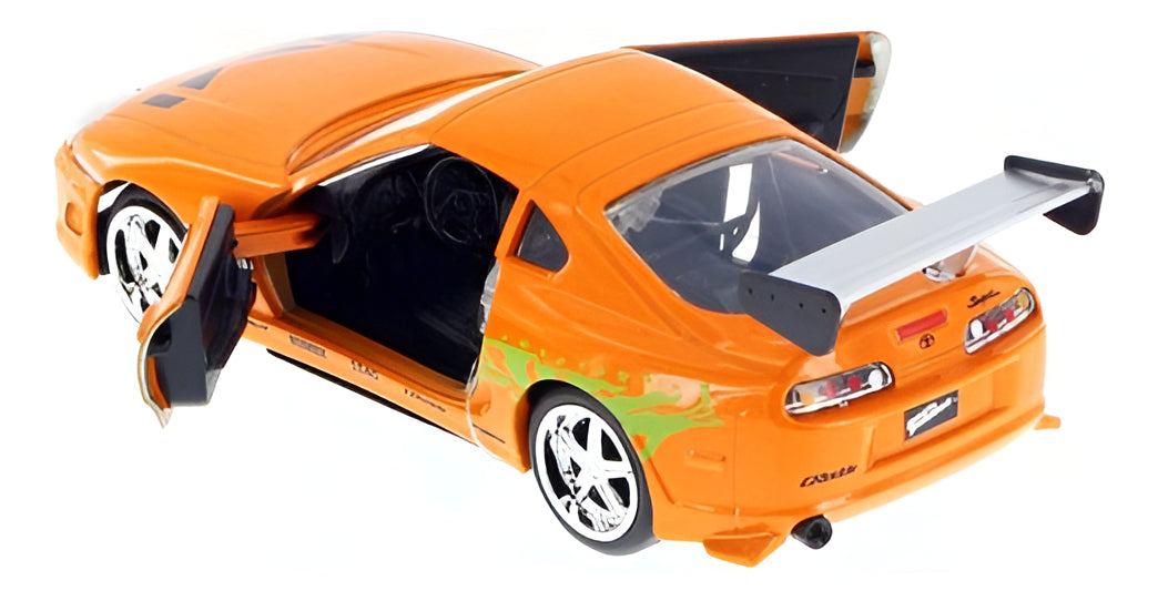 Auto A Escala 1:32 Fast & Furious - Brian's Toyota Supra Naranja