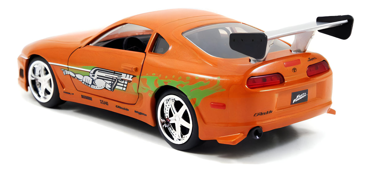 Auto A Escala 1:32 Fast & Furious - Brian's Toyota Supra Naranja