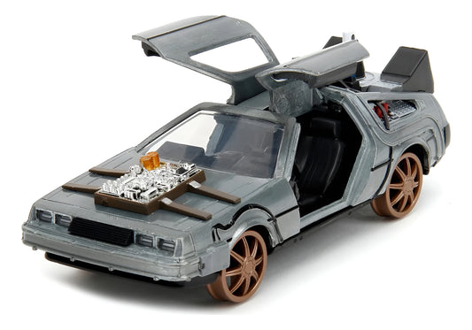 Delorean De Metal A Escala 1:32 - Volver Al Futuro 3 Jada