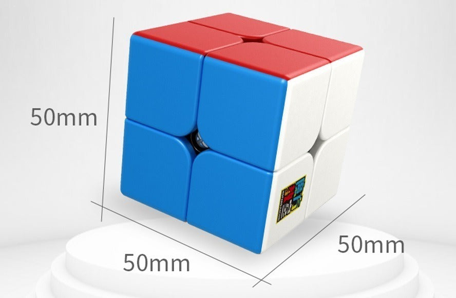 Cubo 2x2 Stickerless Moyu Meilong 2 Profesional Speedcubing
