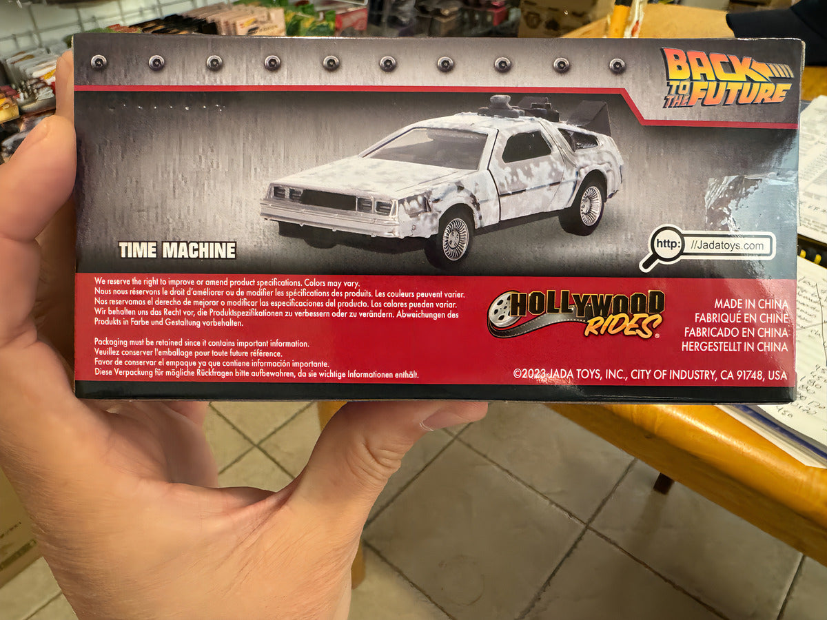 Delorean Congelado De Metal 1:32 - Volver Al Futuro 1 Jada