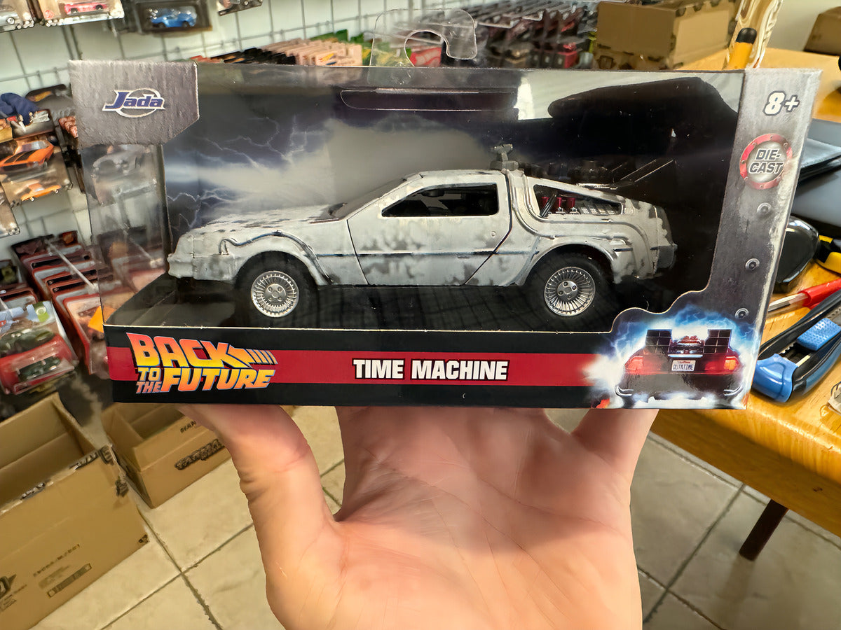Delorean Congelado De Metal 1:32 - Volver Al Futuro 1 Jada