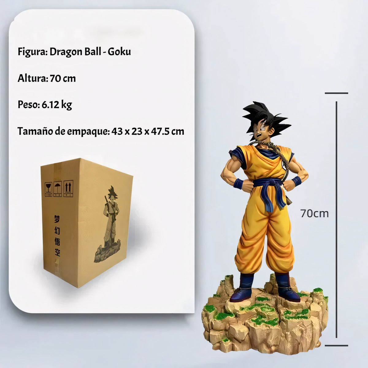 Figura Coleccionable Dragon Ball Z - Goku 70 Cm