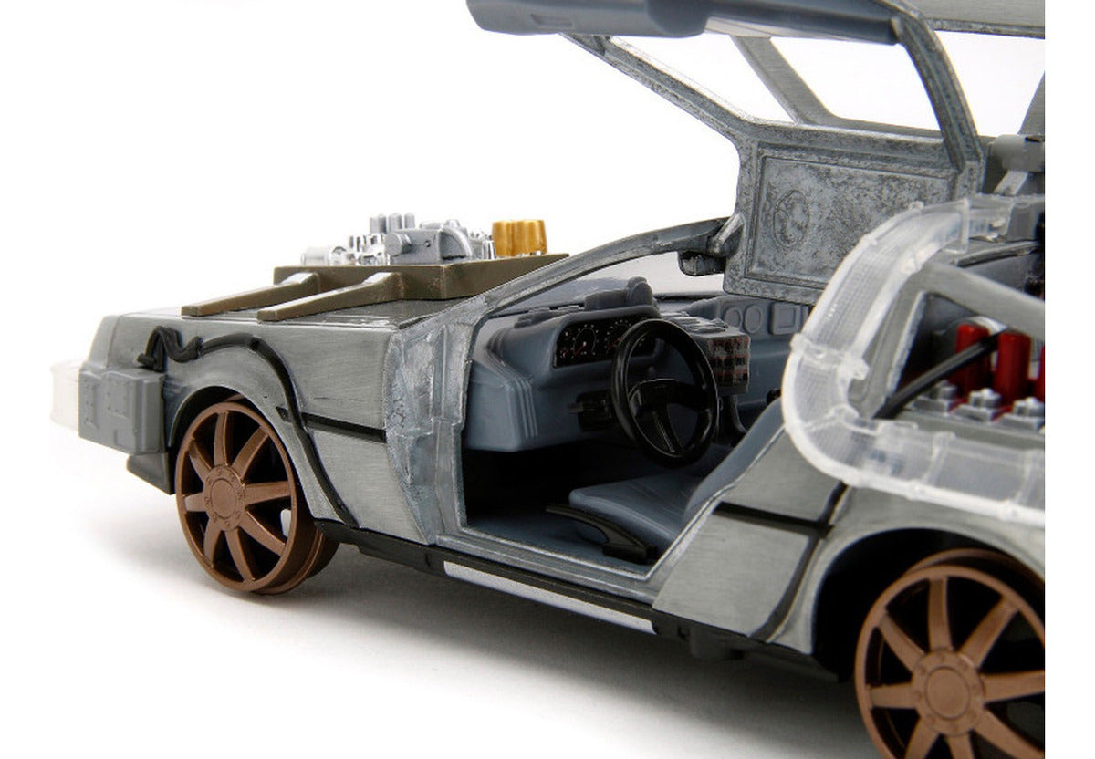 Delorean De Metal A Escala 1:32 - Volver Al Futuro 3 Jada