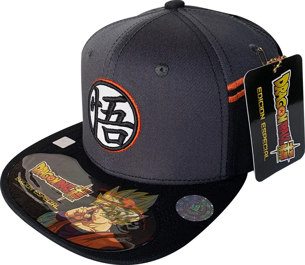 Gorra Kndit Caps Dragon Ball Super - Kanji Goku Bordado