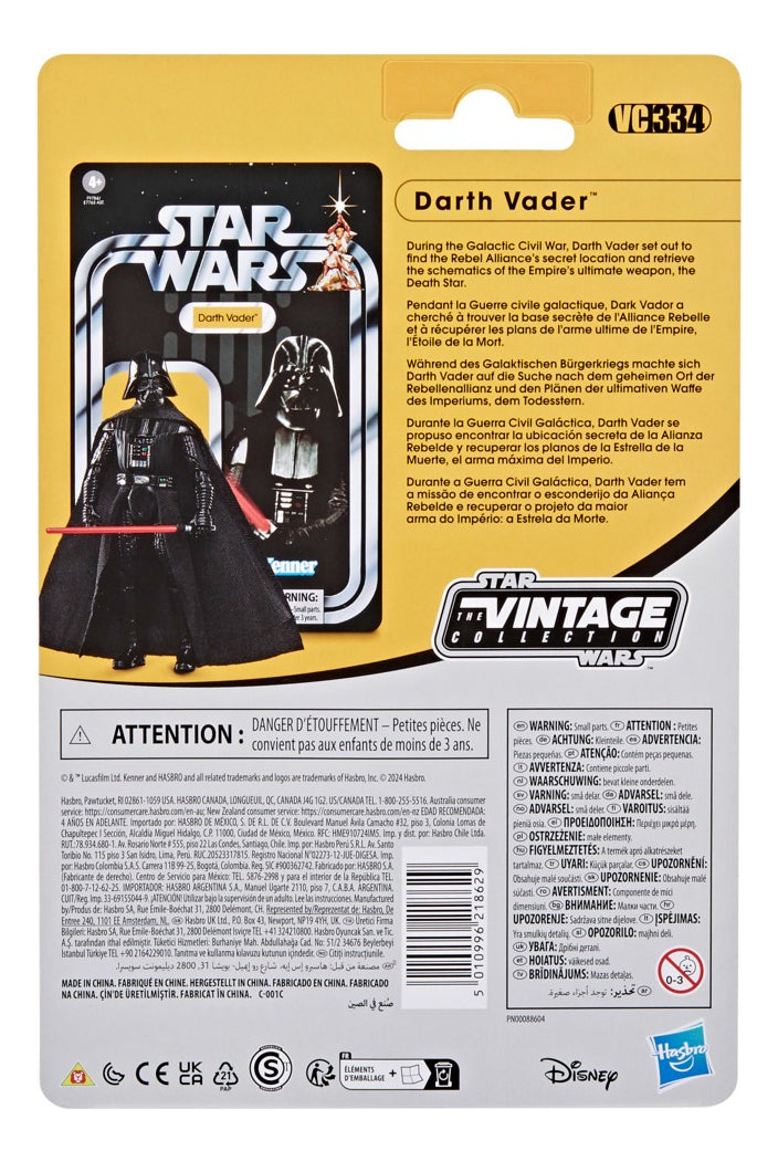 Figura De Acción Hasbro Star Wars Vintage - Darth Vader