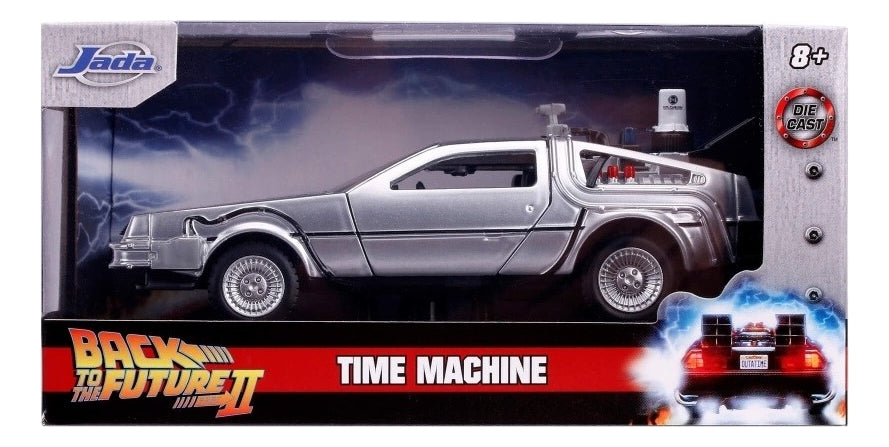 Delorean De Metal A Escala 1:32 - Volver Al Futuro 2 Jada