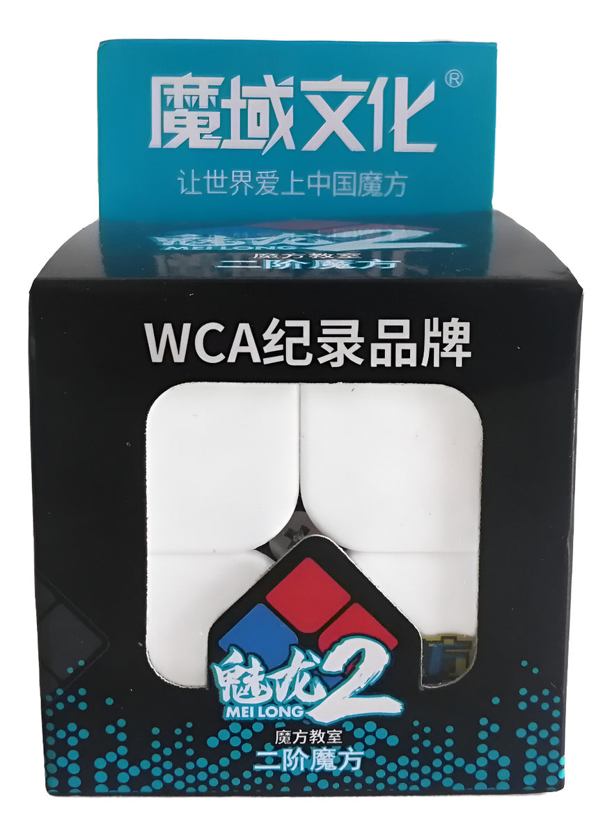 Cubo 2x2 Stickerless Moyu Meilong 2 Profesional Speedcubing