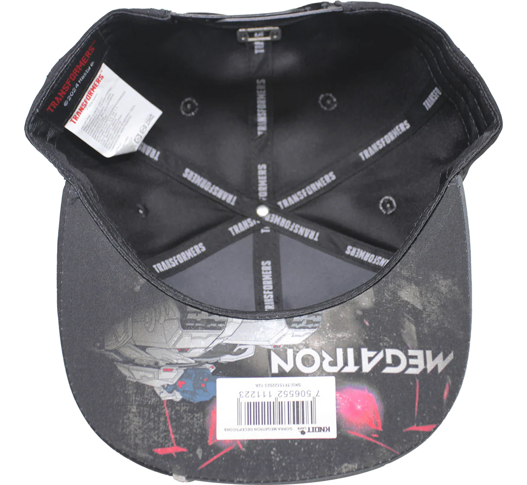 Gorra Kndit Caps Transformers - Megatron Placa De Metal