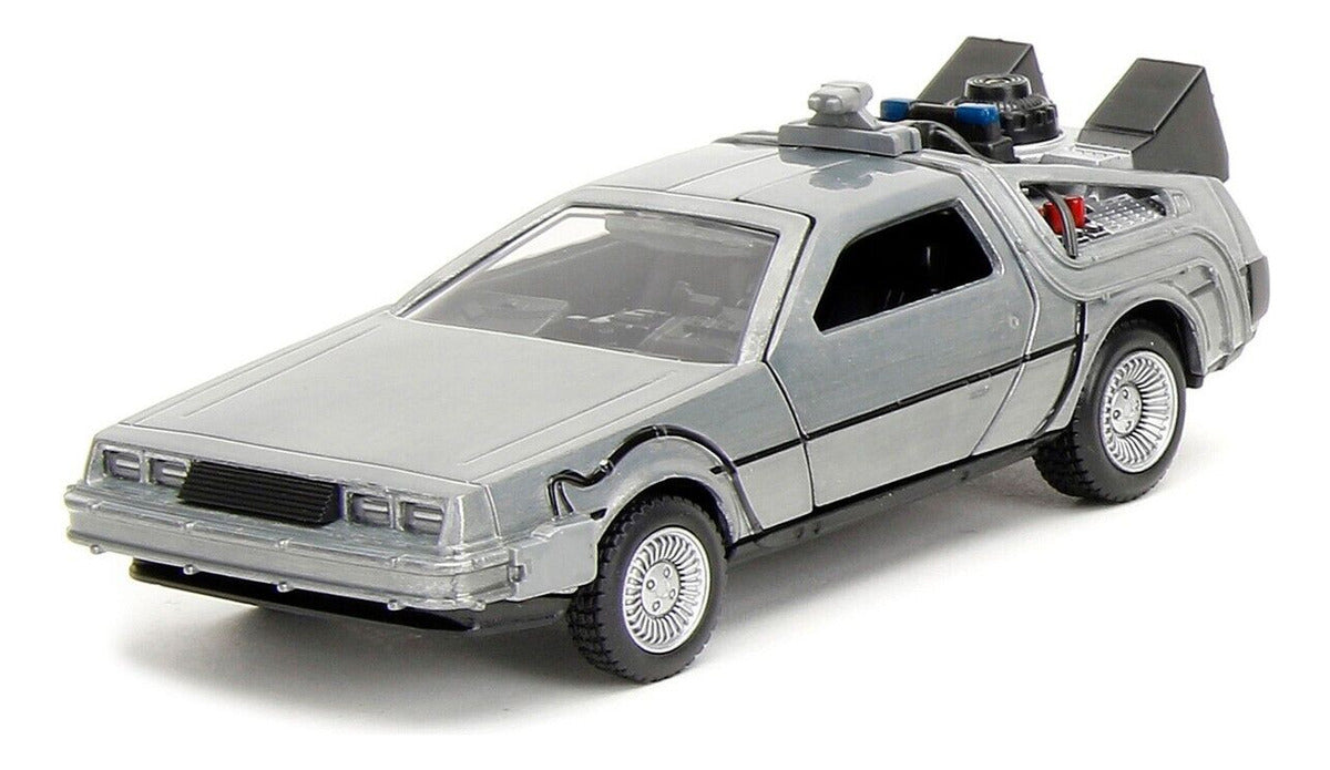 Delorean Metal Escala 1:32 - Volver Al Futuro 1, 2 Y 3 Pack