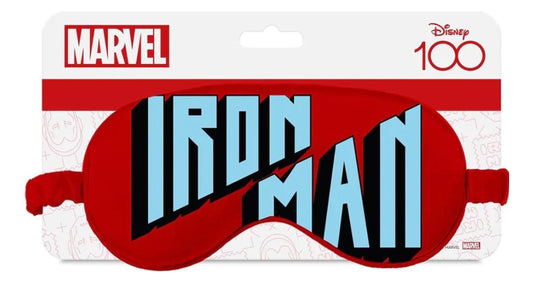 Antifaz Para Descansar Rojo Edición Disney 100 Años Iron Man