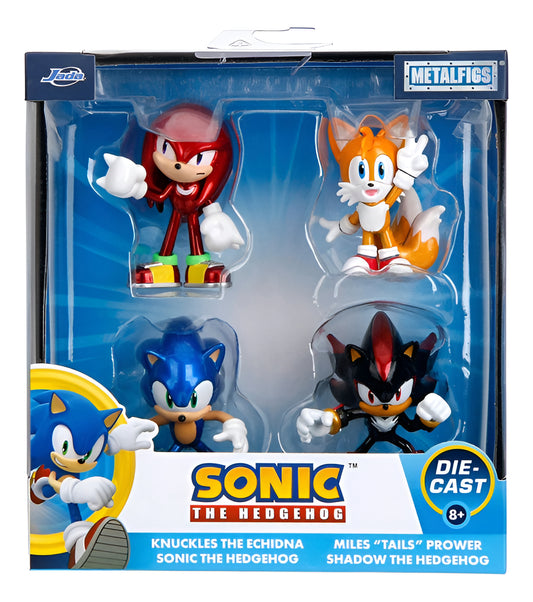 Set De 4 Figuras Jada Metalfigs - Sonic The Hedgehog 2.5''