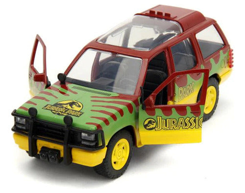 Auto A Escala Coleccionable Jurassic Park Ford Explorer 1:32