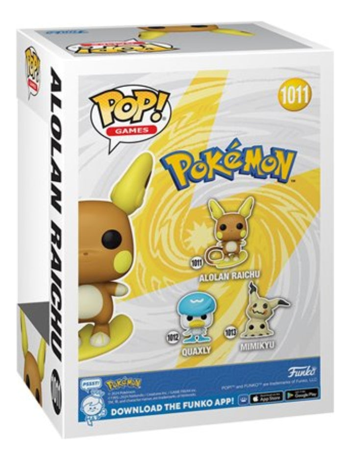 Funko Pop Games #1011 Pokémon - Raichu Alolan