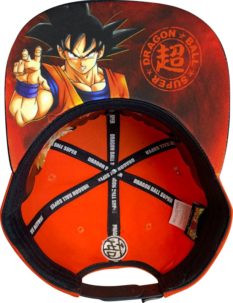 Gorra Kndit Caps Dragon Ball Super Kanji Goku Placa Metálica