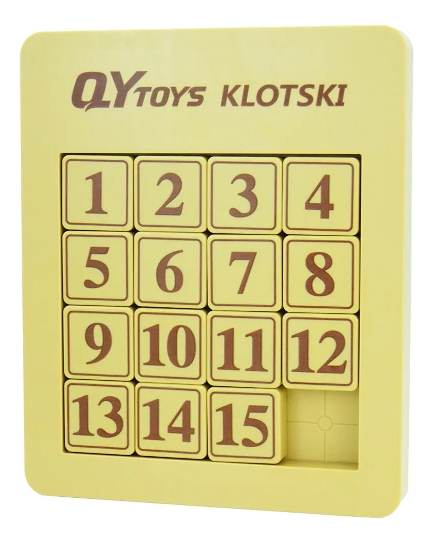Rompecabezas Number Sliding Klotski 4x4 Magnético Qiyi