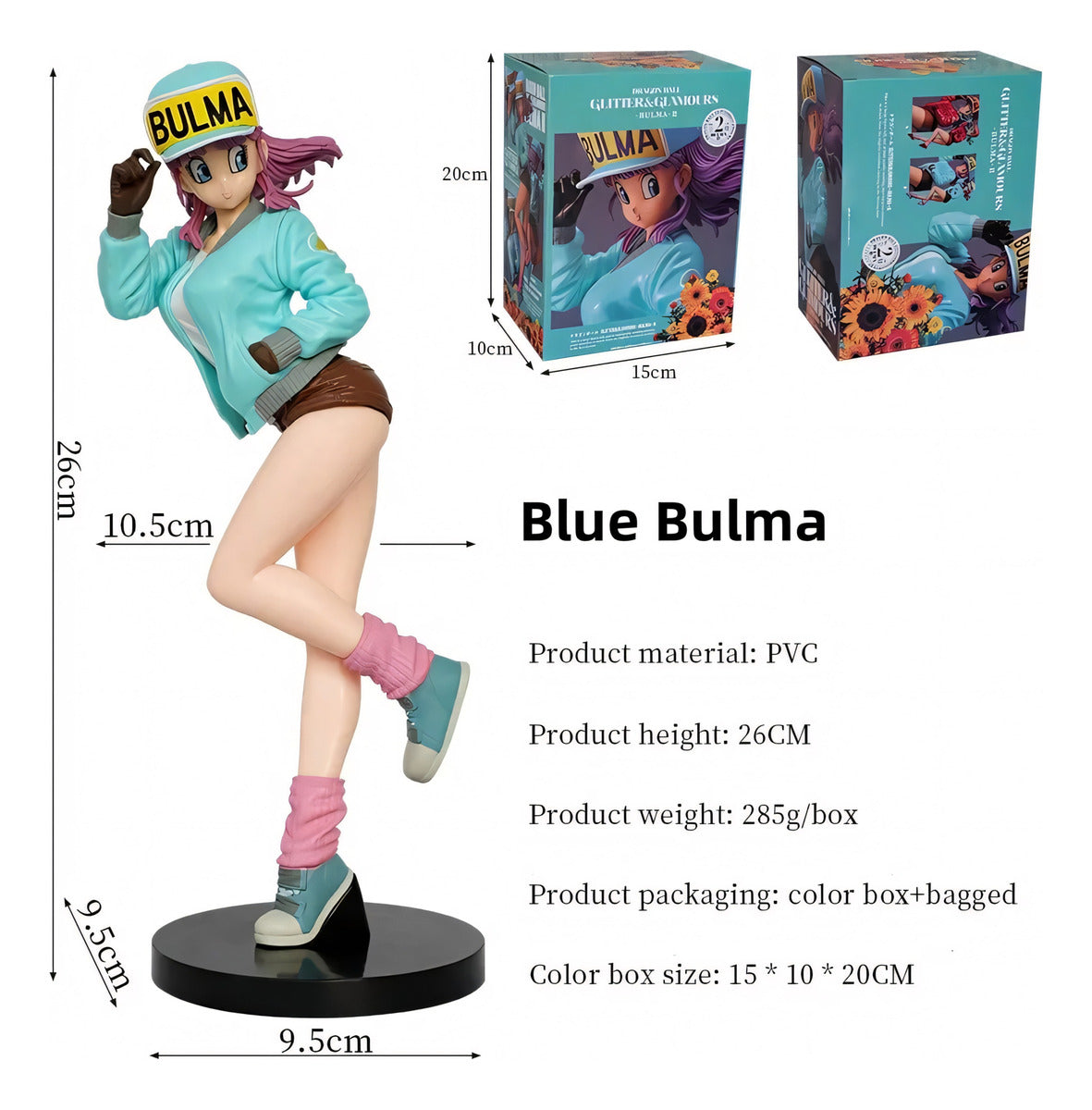 Figura Coleccionable Dragon Ball - Bulma 26 Cm