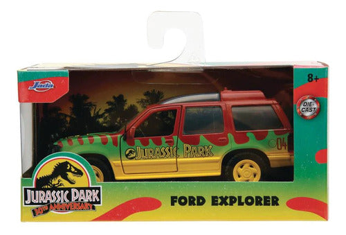 Auto A Escala Coleccionable Jurassic Park Ford Explorer 1:32