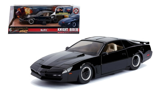 El Auto Increíble Escala 1:24 Jada Knight Rider Kitt Con Luz Negro