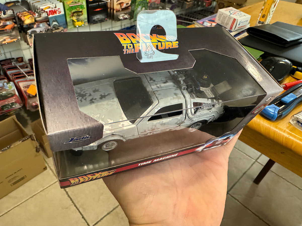 Delorean Congelado De Metal 1:32 - Volver Al Futuro 1 Jada