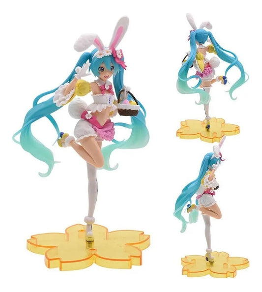 Figura Coleccionable - Hatsune Miku Conejo De Pascua 23 Cm