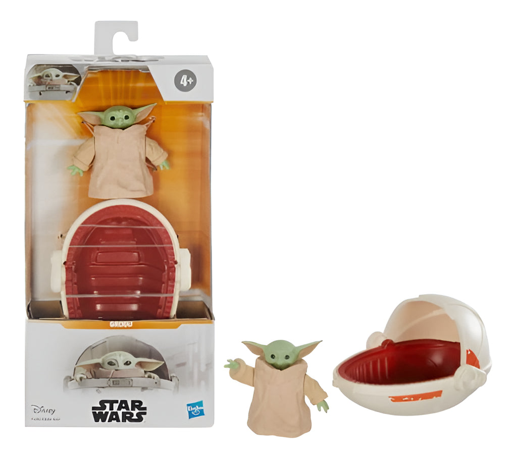 Figura Hasbro Disney Star Wars - Grogu Con Hover Pram