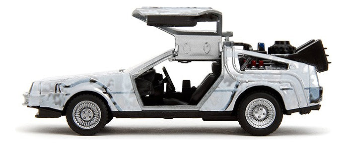 Delorean Congelado De Metal 1:32 - Volver Al Futuro 1 Jada