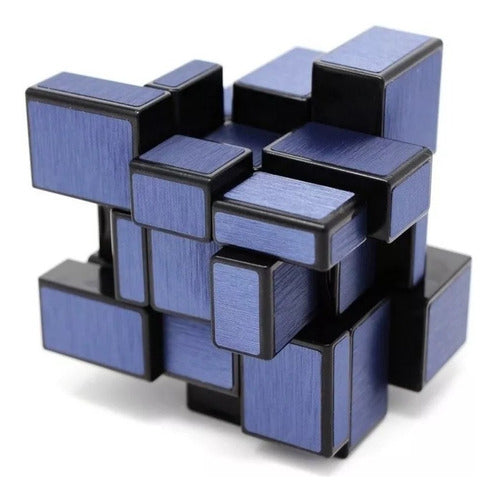 Cubo Espejo 3x3 Mirror Azul Speedcube Qiyi