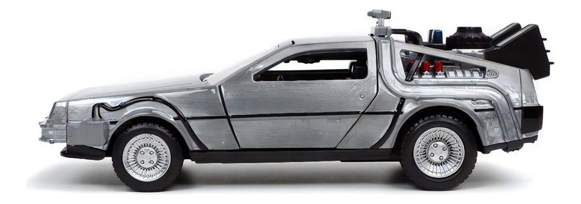 Delorean De Metal A Escala 1:32 - Volver Al Futuro 1 Jada