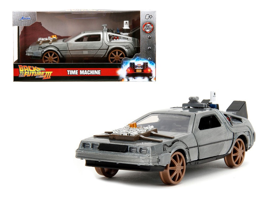 Delorean De Metal A Escala 1:32 - Volver Al Futuro 3 Jada