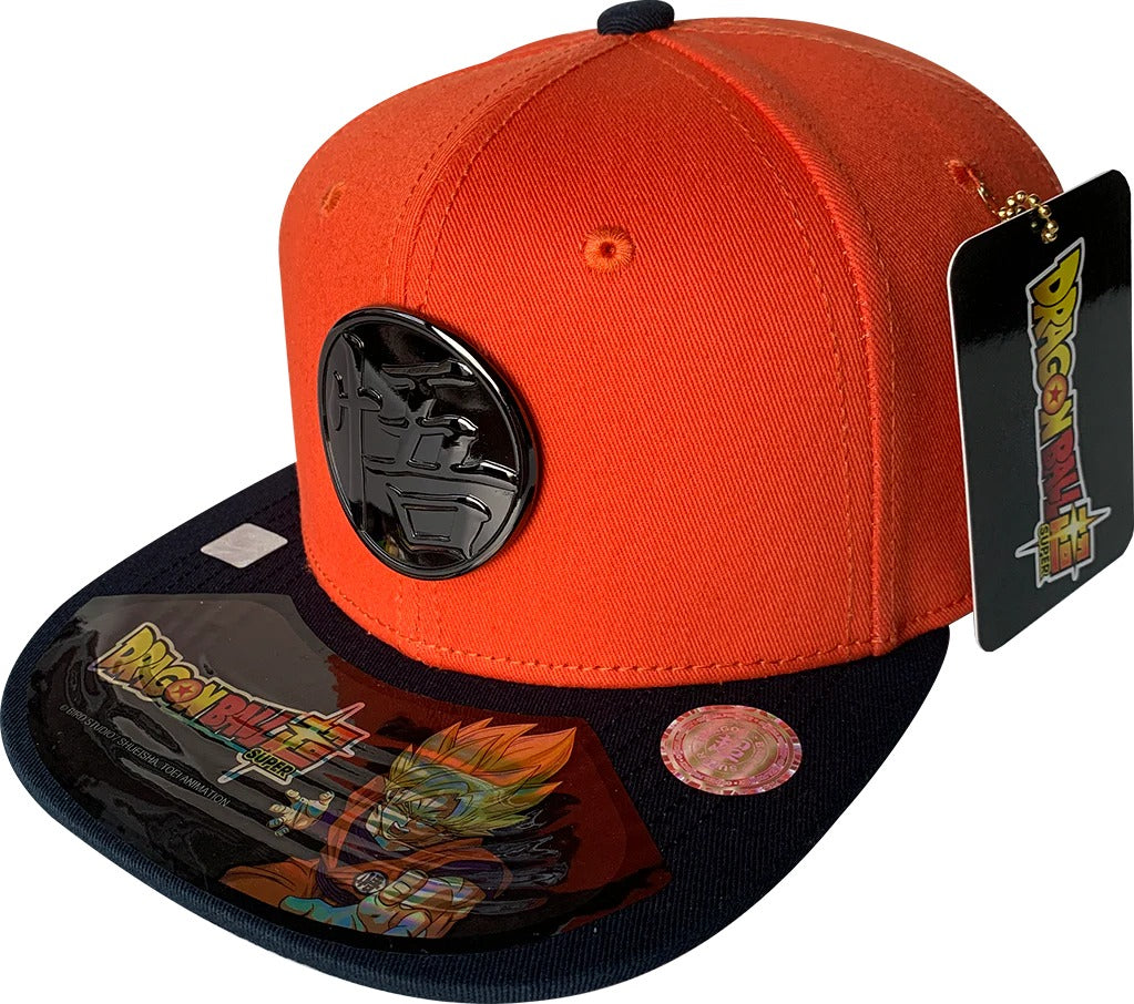 Gorra Kndit Caps Dragon Ball Super Kanji Goku Placa Metálica