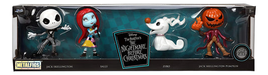 Set De 4 Figuras Jada Metalfigs - El Extraño Mundo De Jack