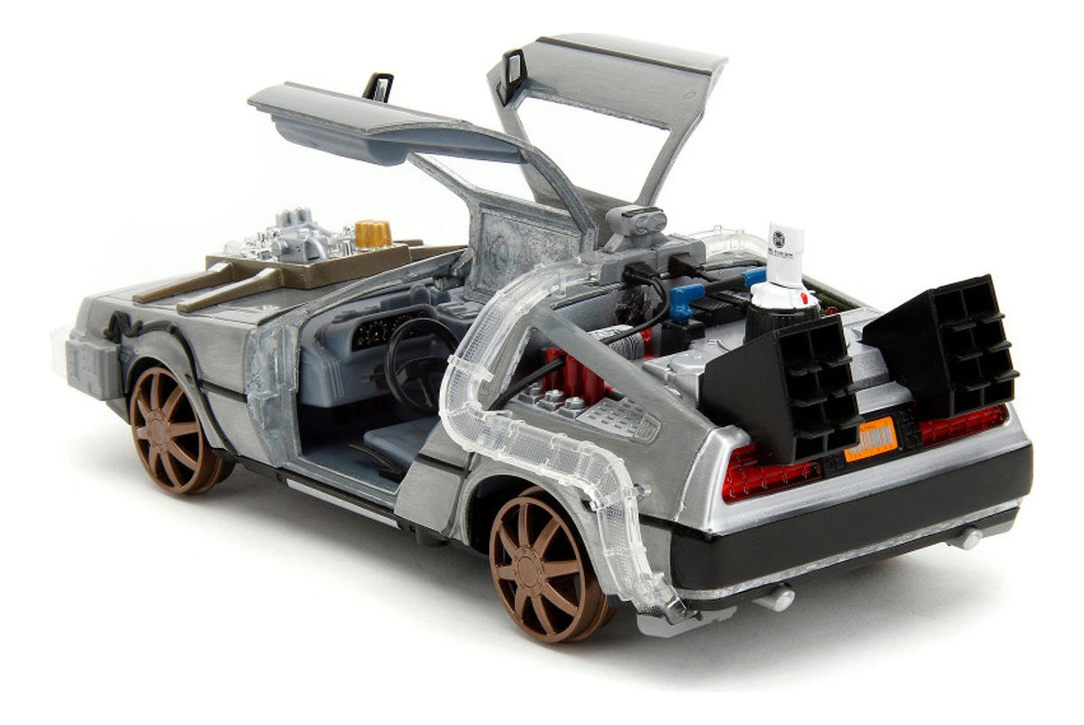 Delorean De Metal A Escala 1:32 - Volver Al Futuro 3 Jada