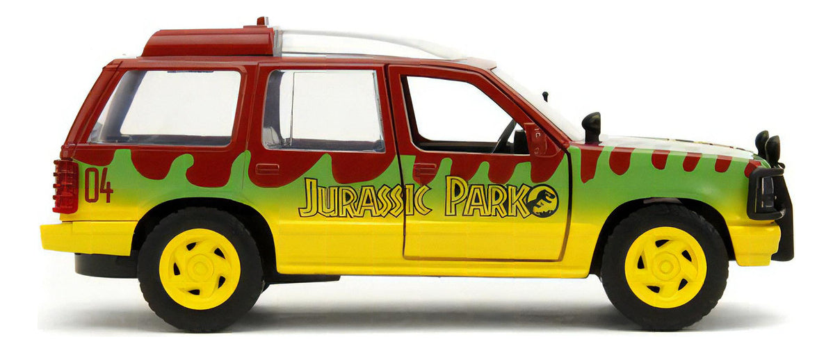 Auto A Escala Coleccionable Jurassic Park Ford Explorer 1:32