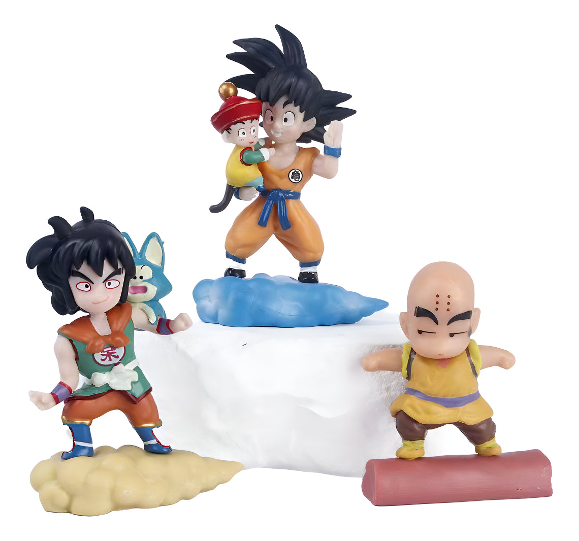 Figuras Coleccionables Dragon Ball 8 Cm - Pack 7 Pzas
