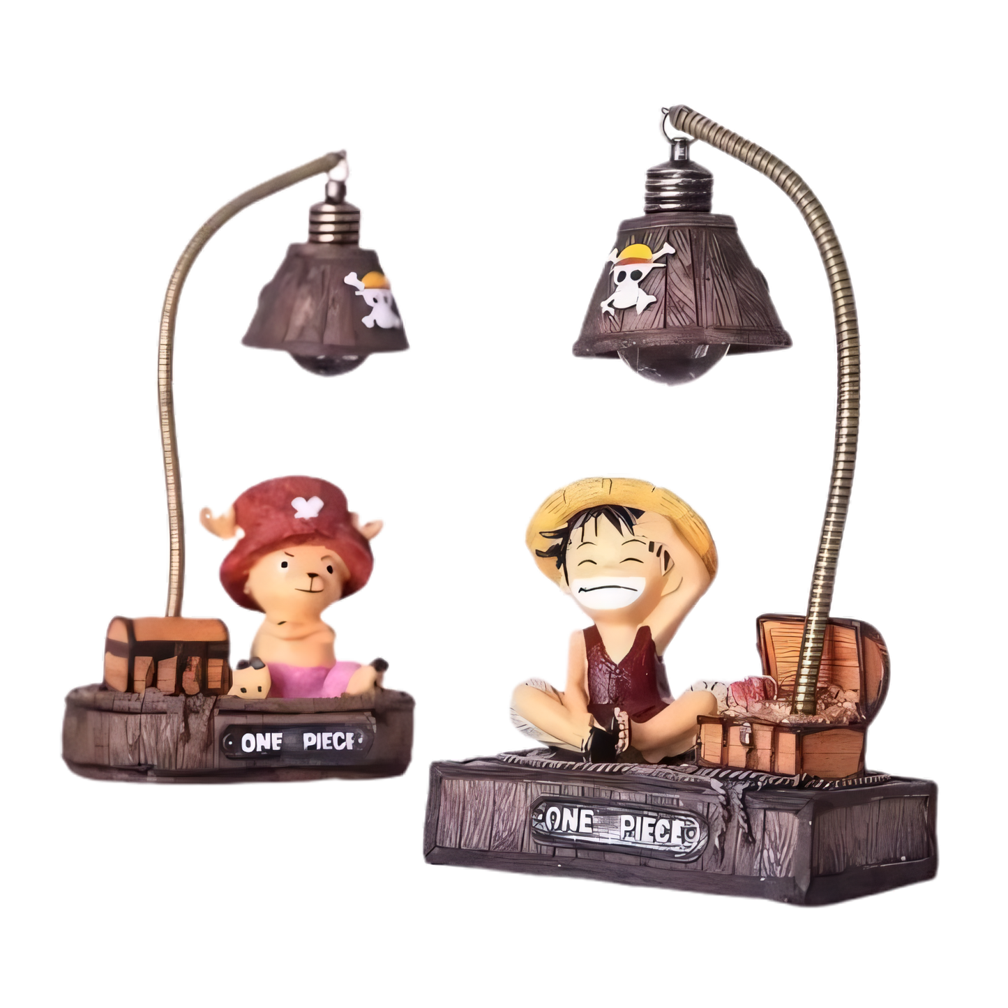 Figura Coleccionable One Piece Con Luz Led 14 Cm - Koh Darshan