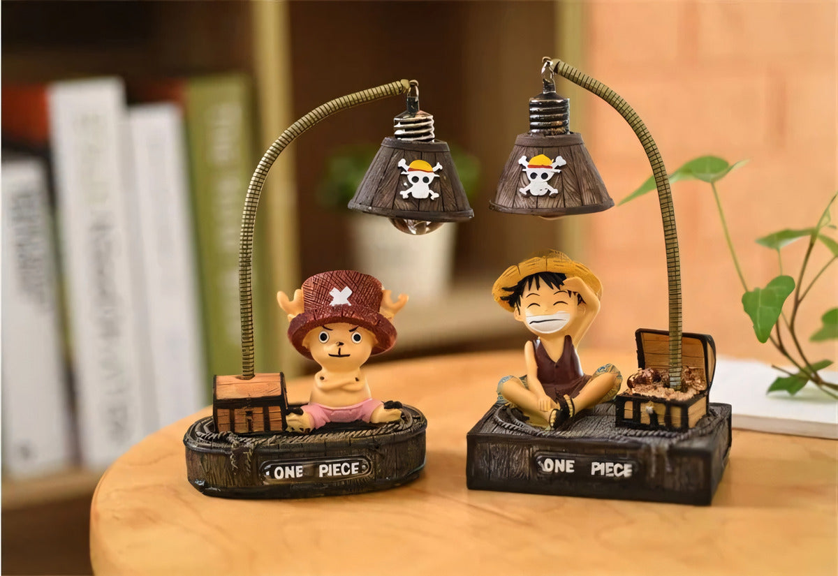 Figura Coleccionable One Piece Con Luz Led 14 Cm - Koh Darshan