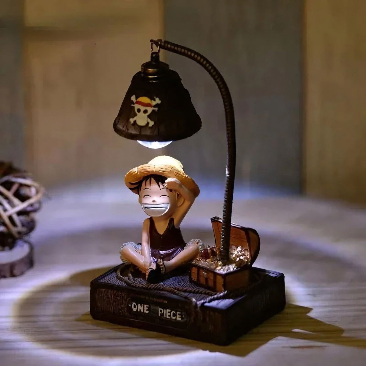 Figura Coleccionable One Piece Con Luz Led 14 Cm - Koh Darshan