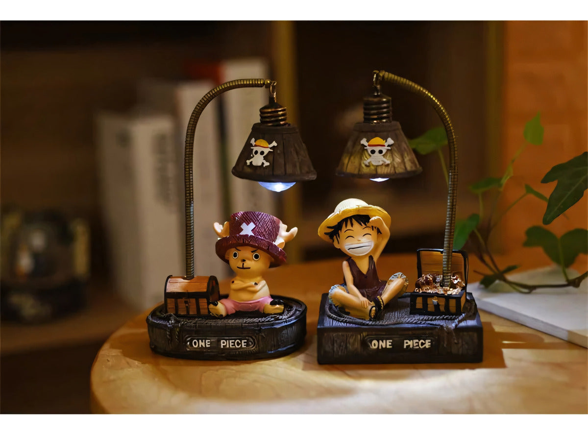 Figura Coleccionable One Piece Con Luz Led 14 Cm - Koh Darshan