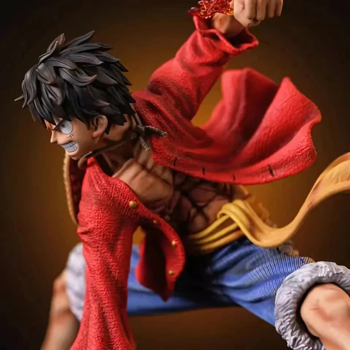 Figura Coleccionable One Piece - Luffy Posición Ataque 18 Cm - Koh Darshan