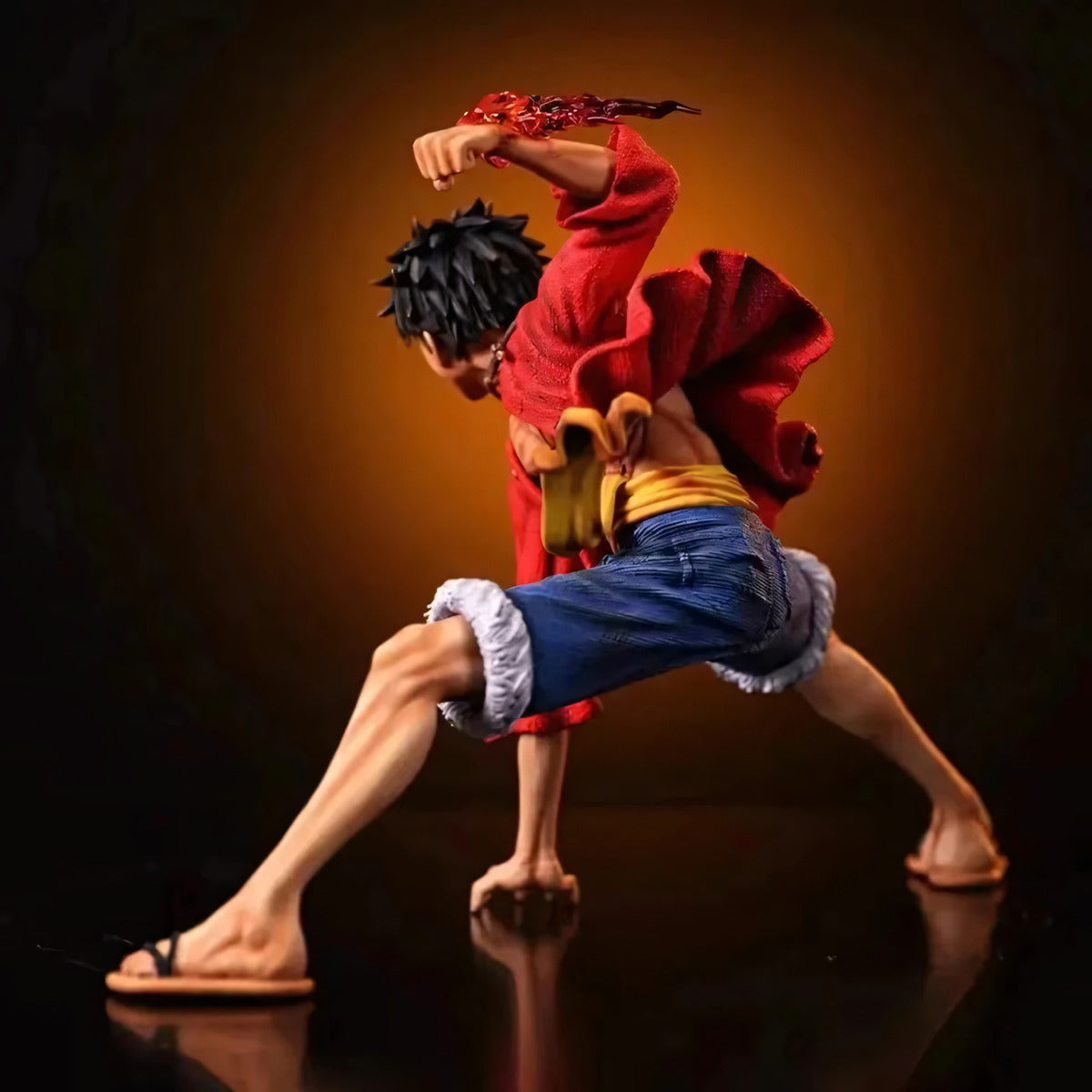 Figura Coleccionable One Piece - Luffy Posición Ataque 18 Cm - Koh Darshan