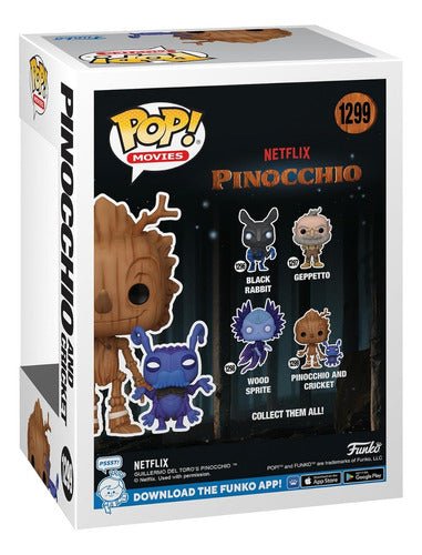 Funko Pop #1299 Netflix Pinocchio - Pinocchio Y Grillo - Koh Darshan