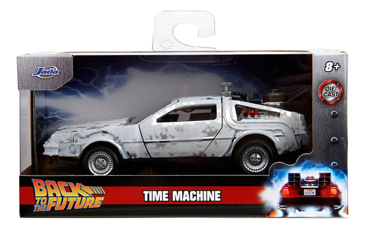 Delorean Congelado De Metal 1:32 - Volver Al Futuro 1 Jada