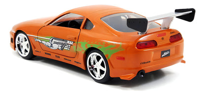 Auto A Escala 1:32 Fast & Furious - Brian's Toyota Supra Naranja