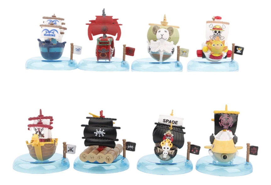 Figura Coleccionable One Piece 7.5 Cm Barco A Elegir