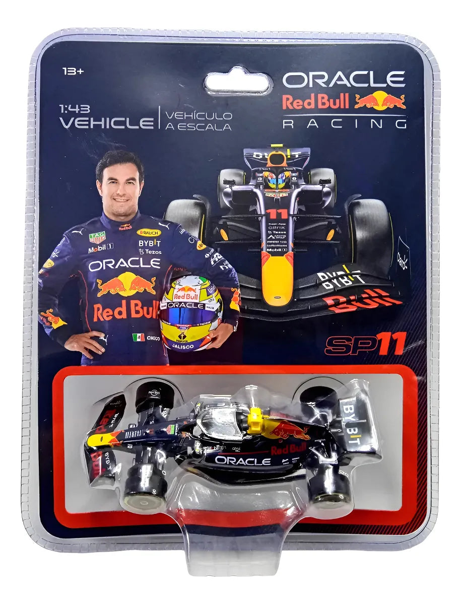 Auto A Escala 1:43 Red Bull Racing Rb18 - Sergio Checo Pérez Azul