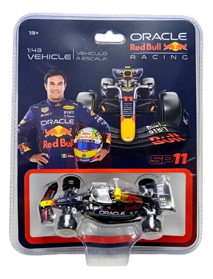 Auto A Escala 1:43 Red Bull Racing Rb18 - Sergio Checo Pérez Azul