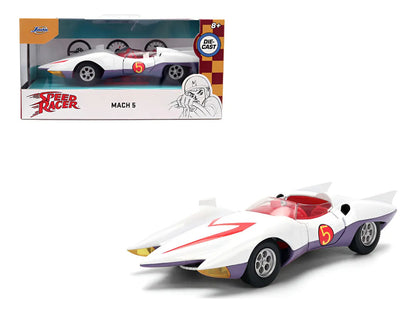 Auto A Escala 1:32 Jada Speed Racer - Meteoro Mach 5 Blanco