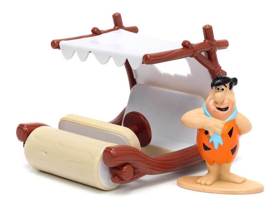 Troncomóvil De Metal 1:32 Con Figura Pedro Picapiedra Jada