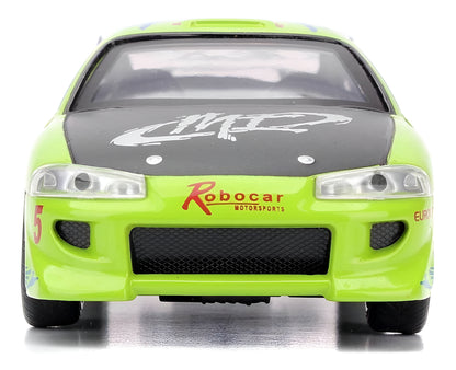 Auto A Escala 1:32 Fast & Furious Brian's Mitsubishi Eclipse Verde